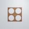 Ekena Millwork Large Wembley Decorative Fretwork Wood Wall Panels, Walnut, 23 3/8"W x 23 3/8"H x 3/8"T WALW24X24X0375WEMWA - alternate 2